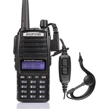BAOFENG UV-82X Dual Band El Telsizi Kulaklık ve Usb Şarj Dahil