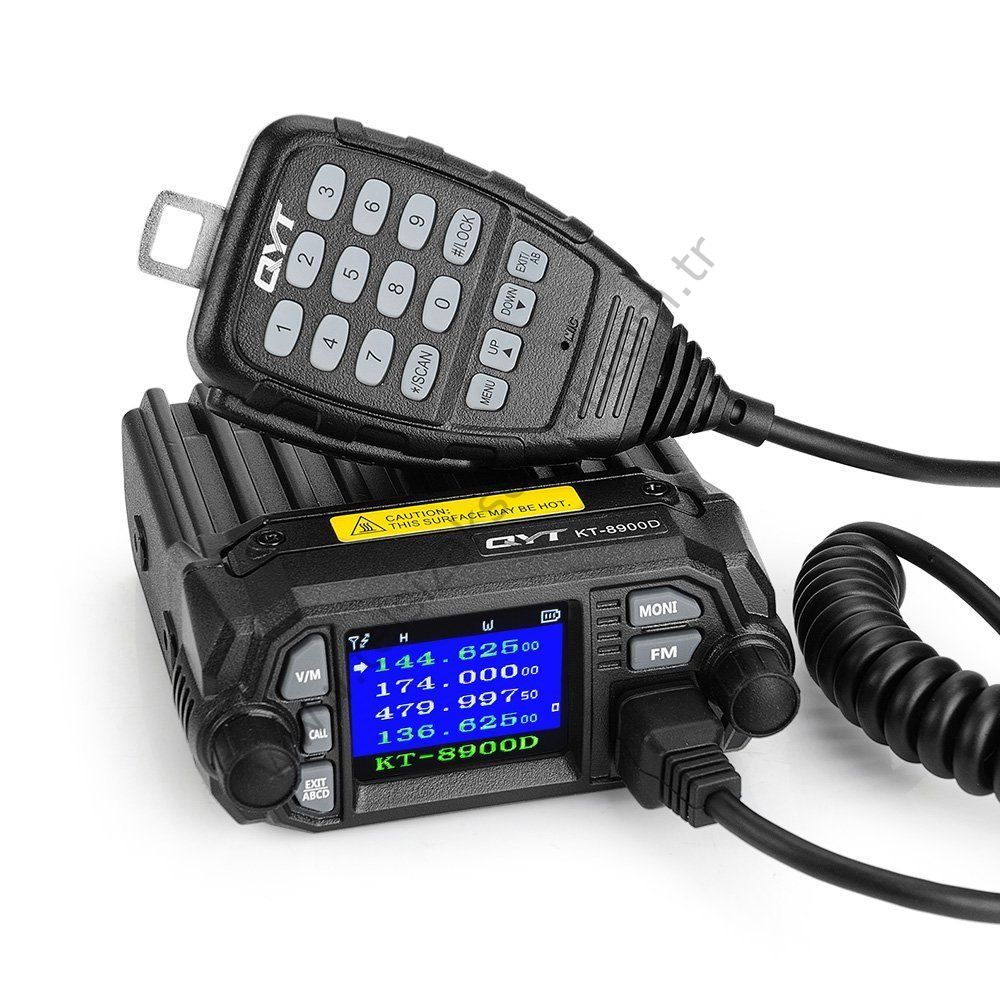 QYT KT-8900D Dual Band Mini Araç Telsizi 25 Watt