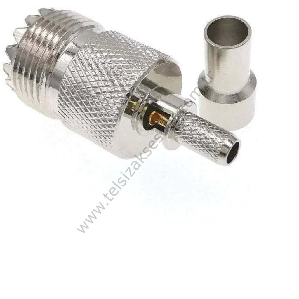 UHF DİŞİ SIKMA KONNEKTÖR  I UHF S0239 FEMALE RG 58 (KENWOOD KONNEKTÖR)