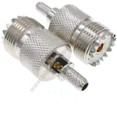 UHF DİŞİ SIKMA KONNEKTÖR  I UHF S0239 FEMALE RG 58 (KENWOOD KONNEKTÖR)