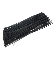 Kablo Bağı  I   Cırt Kelepçe  I  300 mm  Kablo Bağı  I  100 Adet  I  30 cm Siyah Cırt