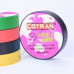 Cotran KC60 Kaliteli İzole Bant  I  5 Renk  I 5 Adet