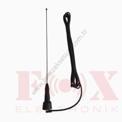 DARKWİLL B2 YAYLI SİYAH ARAÇ ANTENİ ( VHF & UHF ) Polis Anteni