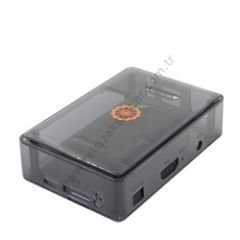 Orange Pi PC Plus için Siyah Case  Orange Pi PC Plus modeli ile uyumlu siyah renkte şeffaf muhafaza kutusudur.
