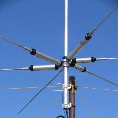 DIAMOND CP-6SR 6/10/15/20/40/80m 6 Band Vertikal HF Anten