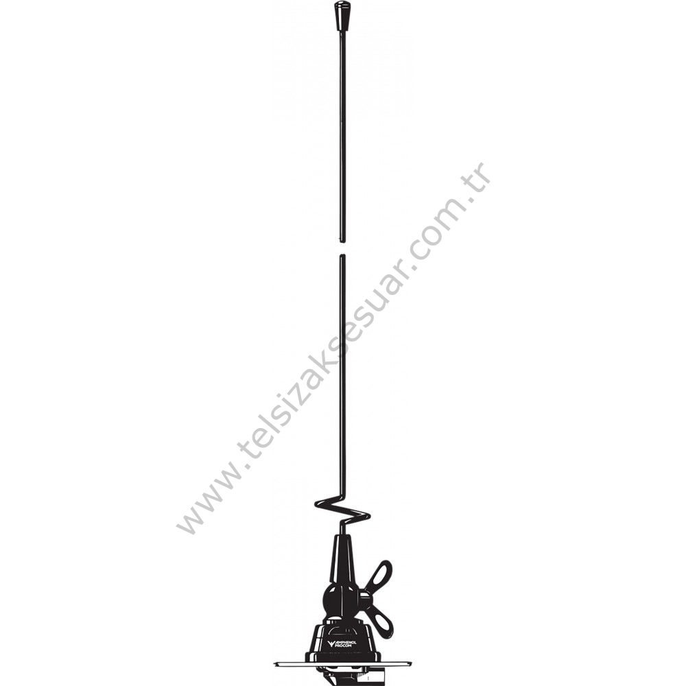 Procom MU 3-BZP4 UHF 400-470 MHz Profesyonel Araç Anteni