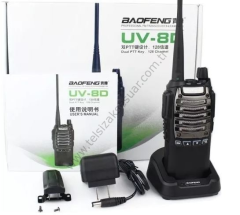 Baofeng UV-8D Profesyonel El Telsizi Deprem Telsizi Afet Telsizi