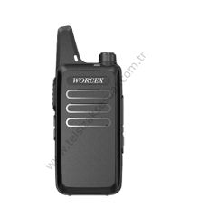 Worcex PMR446 LK-66 Açık Alan 15 Km Mesafeli Pmr Telsiz (Tekli Paket)