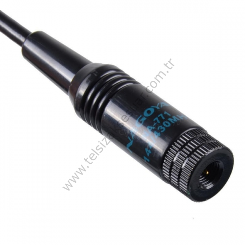 ﻿NAGOYA NA-771 DUAL BAND VHF/UHF(136/174-400/470 MHz) EL TELSİZİ ANTENİ SMA ERKEK