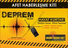Deprem Telsizi - Afet Haberleşme Kiti