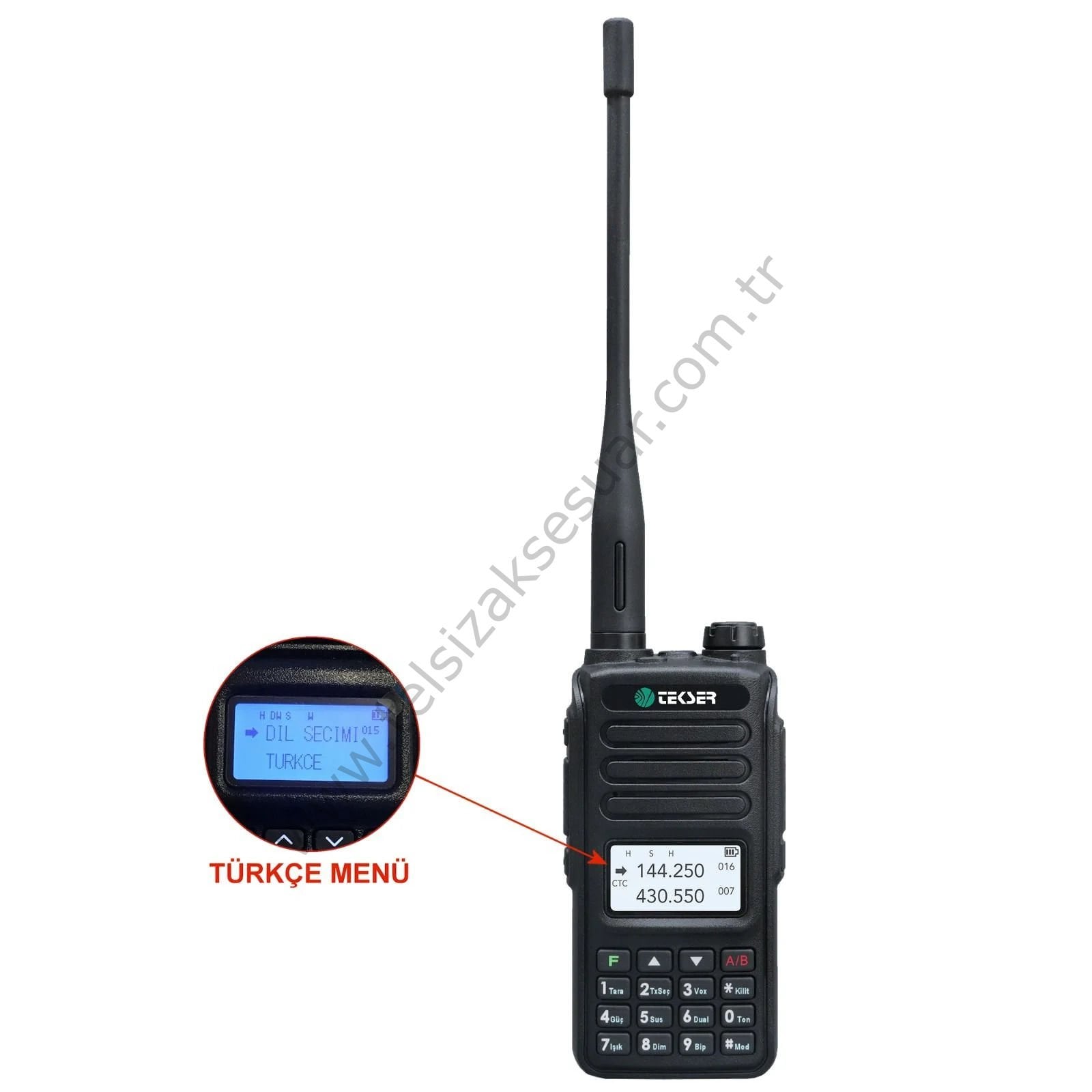 TEKSER TR-UV98 Dual Band UHF/VHF El Telsizi