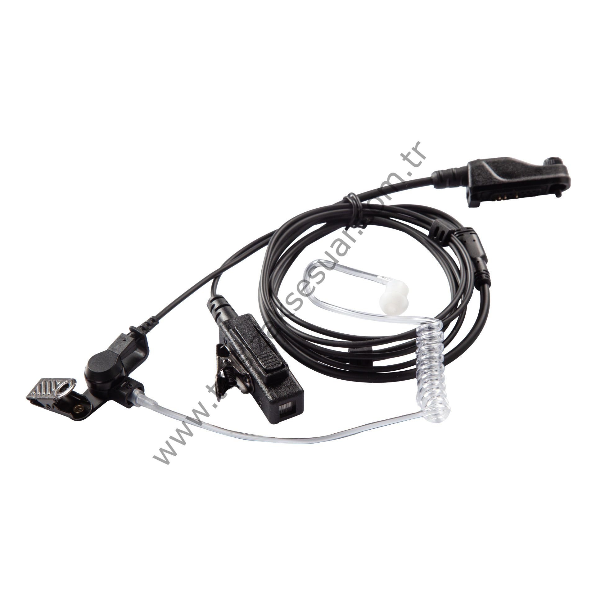 Aselsan 3700 Akustik Siyah Telsiz Kulaklığı