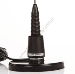 Sirius SA-202 NMO 380-470 MHz UHF Siyah Araç Anteni