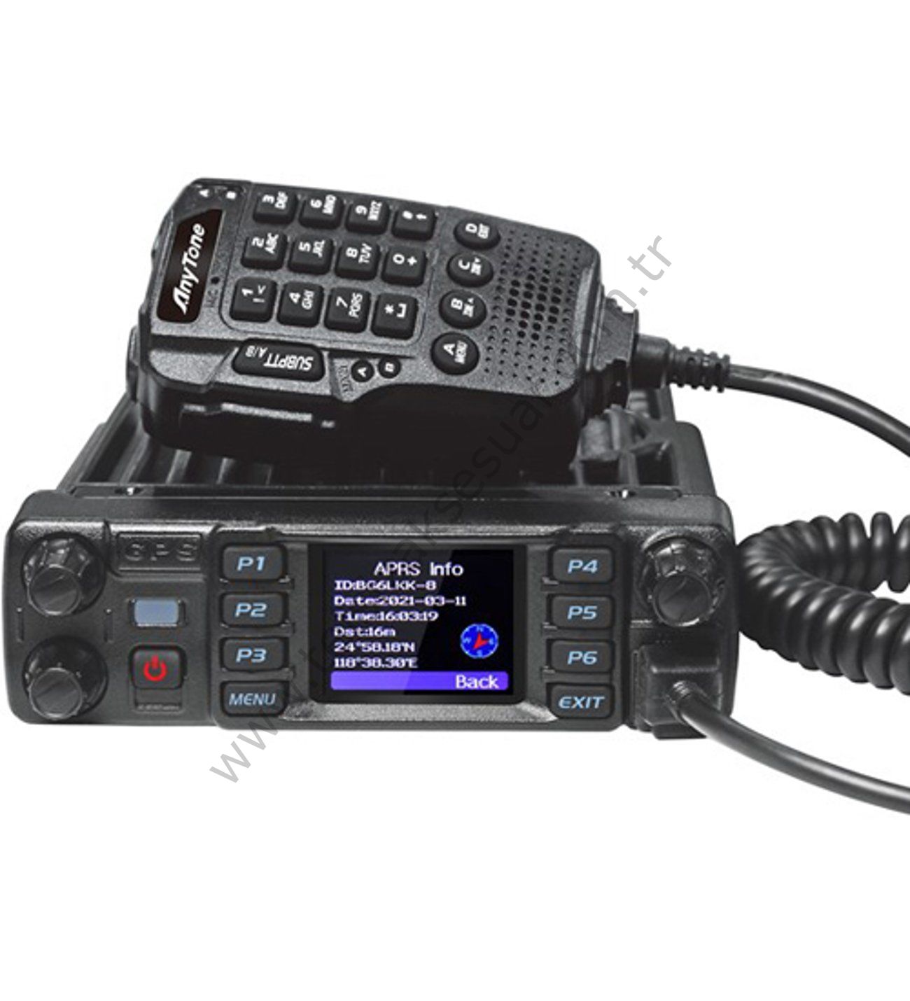 Anytone AT-D578UV PRO DMR (Dahili GPS ve APRS) 60Watt