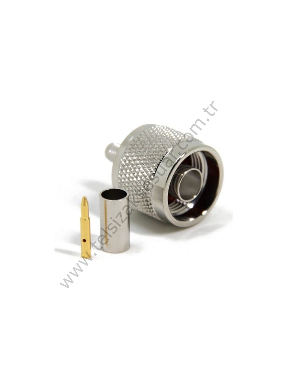 N Type Erkek Konnektör Seti (N Erkek-Içdiş Sıkmalı Düz Model) (RG58)