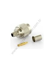 N Type Erkek Konnektör Seti (N Erkek-Içdiş Sıkmalı Düz Model) (RG58)