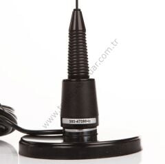 Polis anteni-Emniyet Anteni-Sirius SA-202 NMO 380-470 MHz UHF Siyah Araç Anteni