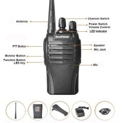 BAOFENG BF-999S UHF-PMR PROFESYONEL EL TELSİZİ