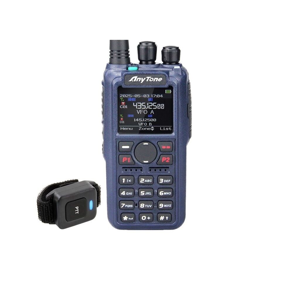 Anytone AT-D890UV Çok Protokollü Dijital ve Analog Dual Band El Telsizi (Türkçe Menü)