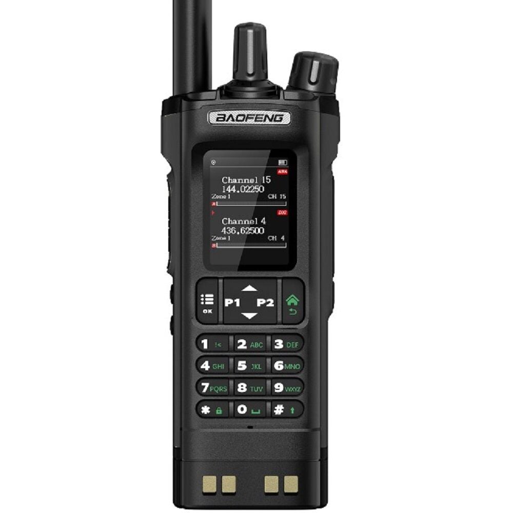 Baofeng DM-32UV 10W Multi-Band DMR El Telsizi (Siyah)