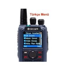 TEKSER AT-D890UV Dijital ve Analog Dual Band El Telsizi (Türkçe Menü)