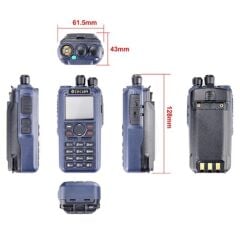 TEKSER AT-D890UV Dijital ve Analog Dual Band El Telsizi (Türkçe Menü)